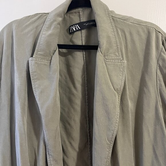 Zara Trench Coat Duster - Picture 2 of 3